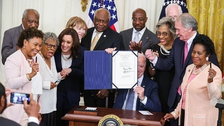 President Biden Signs Juneteenth National Independence Day Act Into Law