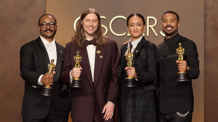 Ryan Coogler, Ludwig Goransson, Autumn Durald Arkapaw, Michael B. Jordan at 98th Oscars® at Dolby® Theatre at Ovation Hollywood, Los Angeles.