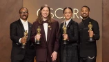Ryan Coogler, Ludwig Goransson, Autumn Durald Arkapaw, Michael B. Jordan at 98th Oscars® at Dolby® Theatre at Ovation Hollywood, Los Angeles.