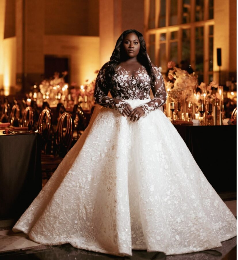 danielle brooks wedding dress designer Danielle Brooks Wedding Dress