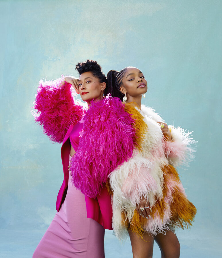 Tracee Ellis Ross and Marsai Martin