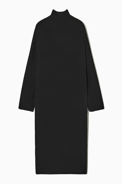 cos long wool knitted dress 9 Cozy Knit Dresses That Hug Your Curves 250-300