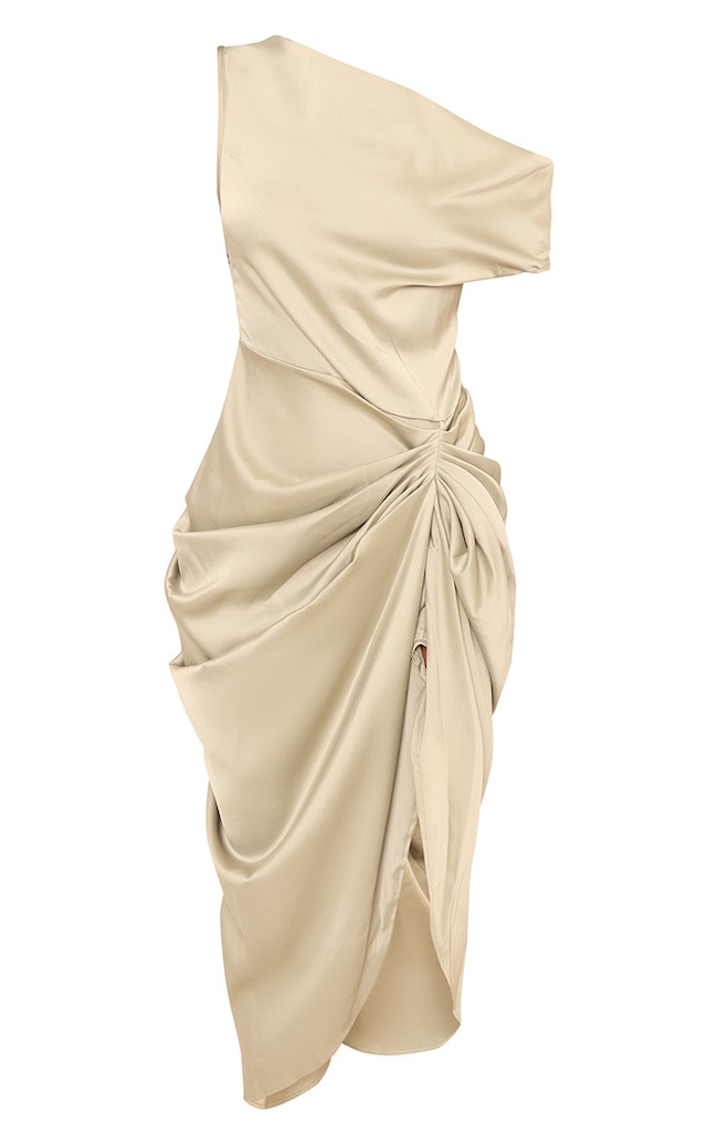 white christmas dresses Lillibet Bow Tied Bust Midi Dress Cream– Selfie Leslie