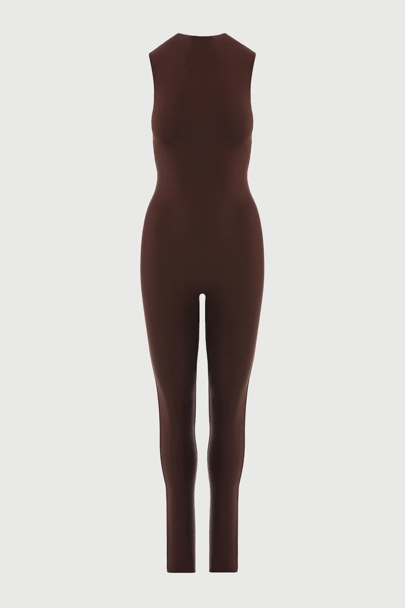 naked wardrobe brown jumpsut