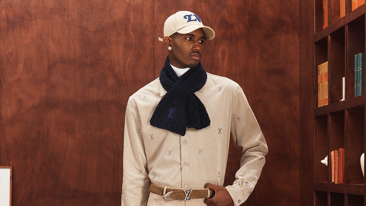 Pharrell Williams Reimagines Ivy League Style in Louis Vuitton