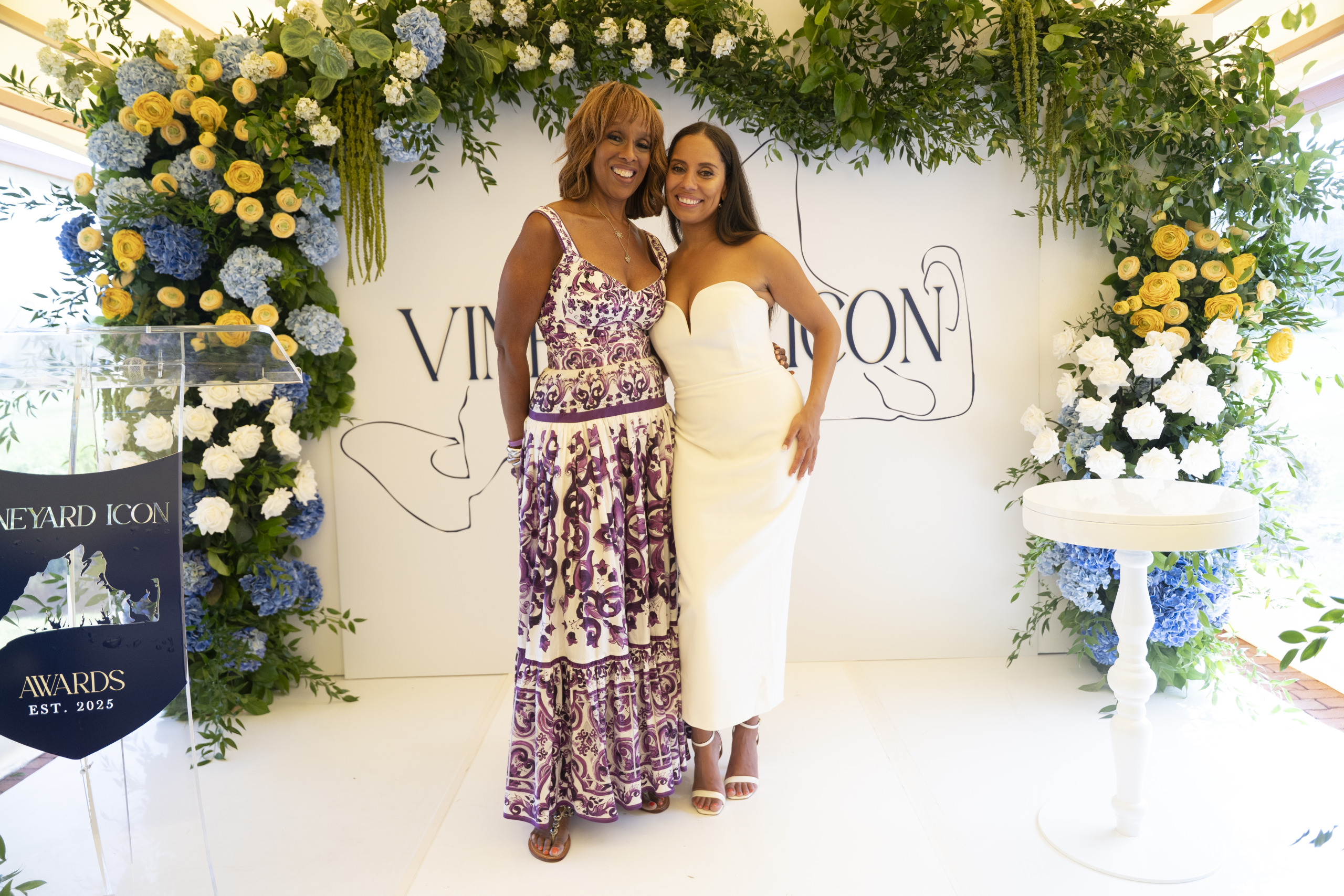 Gayle King and Erin Goldson