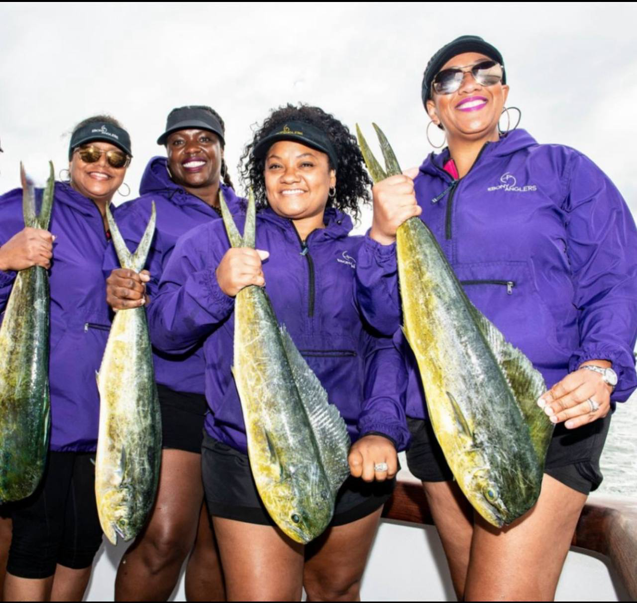 Ebony Anglers Celebrating