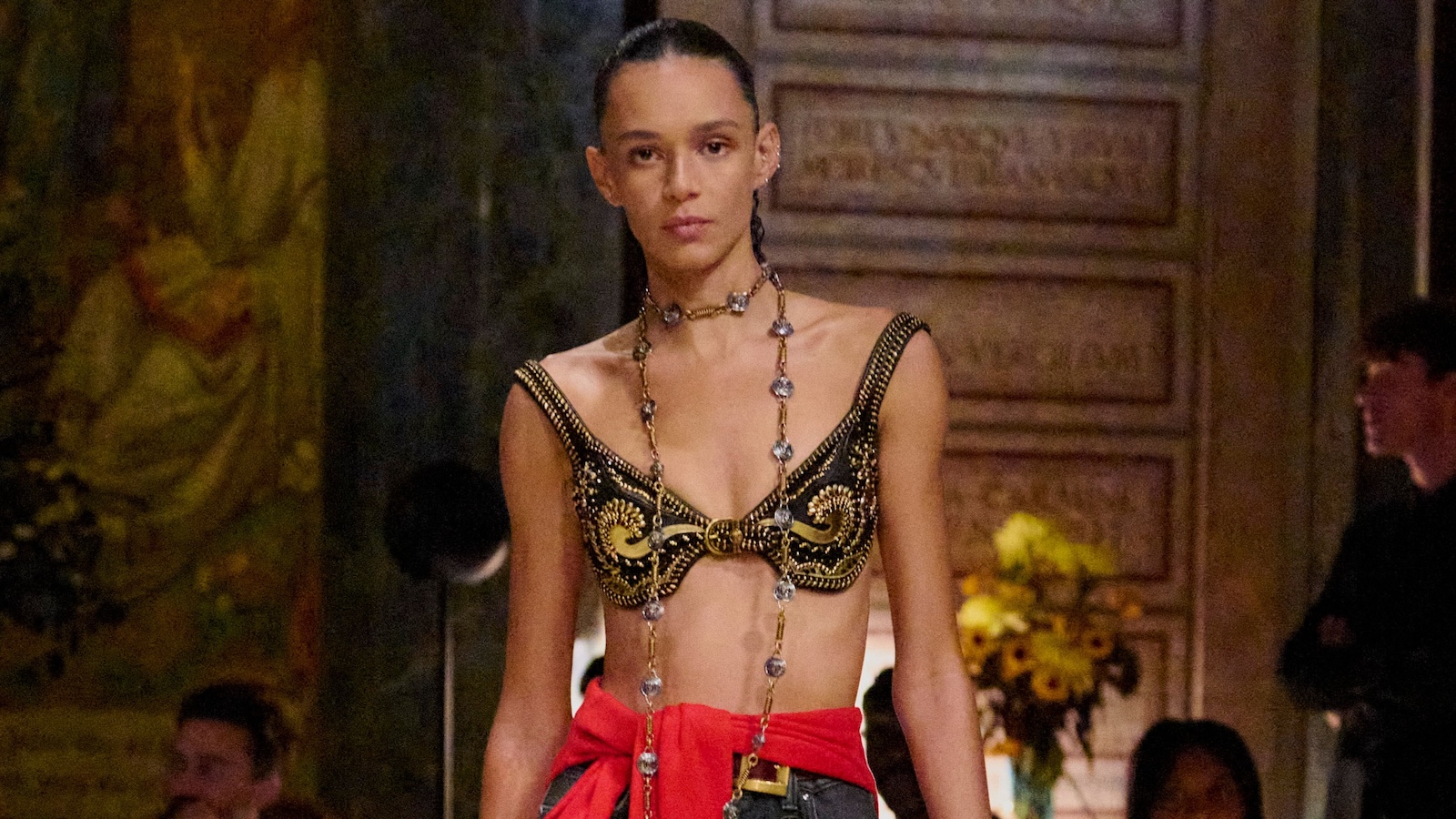 Versace SS26 Heats Up Milan With Bold Color and Sex Appeal