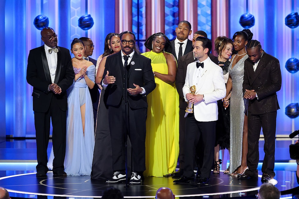 Ryan Coogler and the cast at the Golden Globes