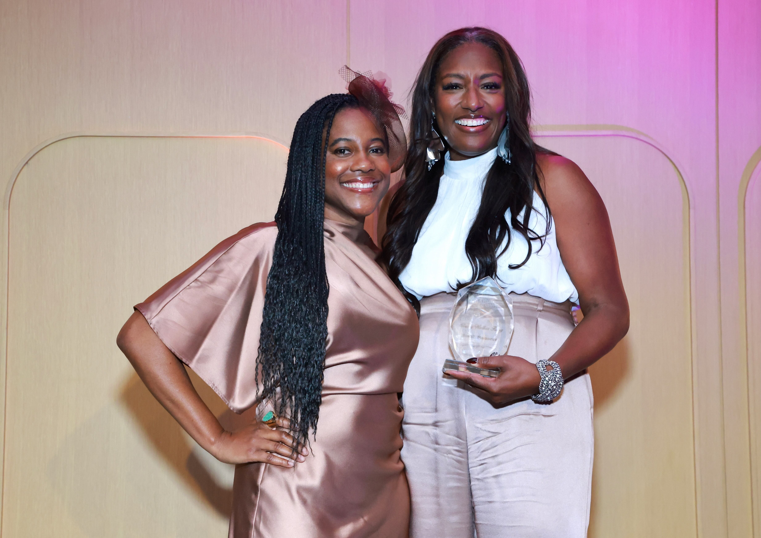 Evan Seymour and Stacey Walker King at BWIE Honors