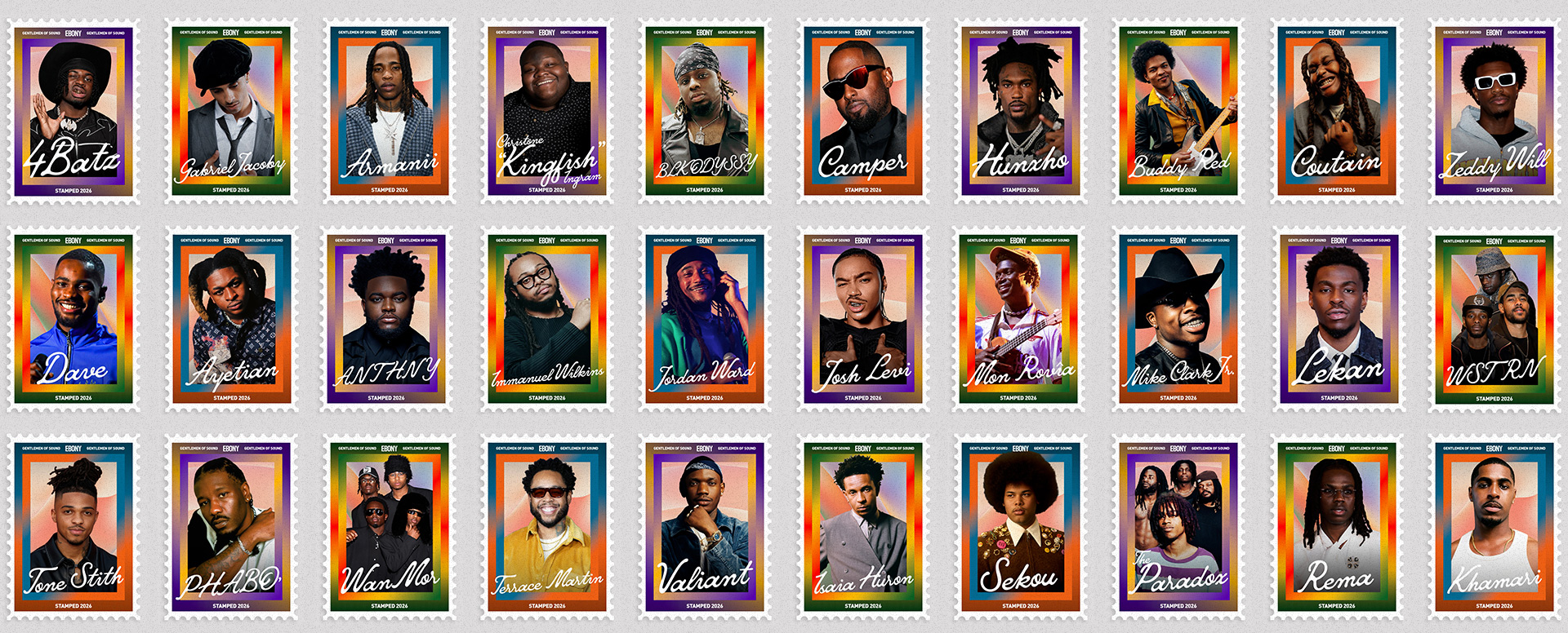 Get to Know EBONY’s STAMPED 2026 Gentlemen of Sound