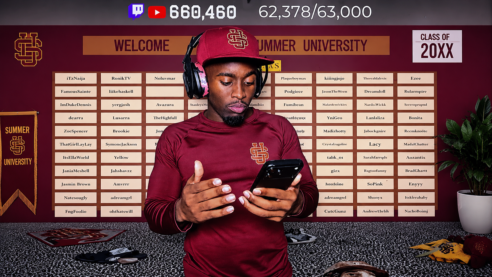 Kai Cenat Unveils Star-Studded Professor Lineup and 2026 Class for Streamer University