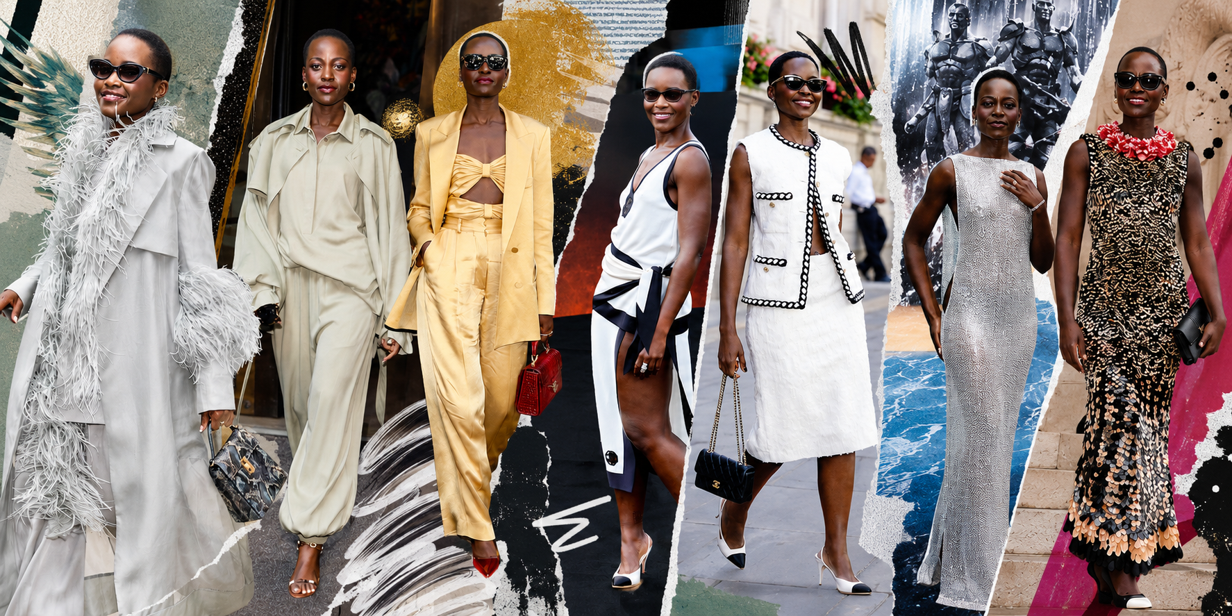Lupita Nyong’o Packed a Whole Closet of Heat for The Odyssey Press Tour